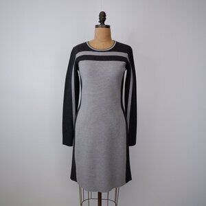 Athleta Dress Women Small Wool Boreal Stretch Optical Shape Work Party Core No